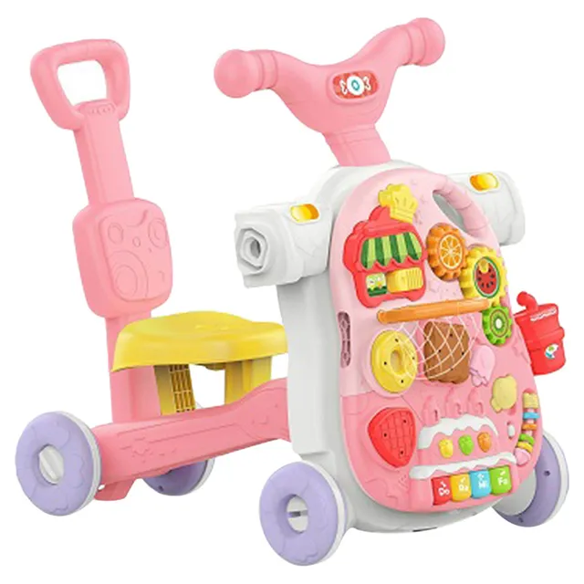 👶🚶♀️ huanger 5 in 1 baby multifunction walker – pink 💖✨ 👶🚶♀️ huanger 5 in 1 baby multifunction walker – pink 💖✨