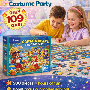 🐻🧩 mideer captain bear’s costume party puzzle – 500 pieces (copy)