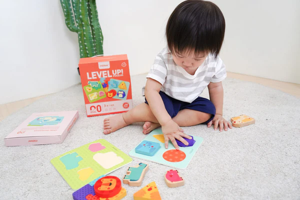 🐶🧩 mideer 3 in 1 level up puzzles – friendly animals (level 0) ✨ 🐶🧩 mideer 3 in 1 level up puzzles – friendly animals (level 0) ✨