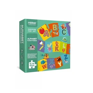 mideer alphabet floor puzzle – 52 pieces 🔤🧩✨