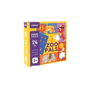 🐾🧠 mideer domino puzzle – zoo pals