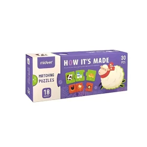 mideer how it’s made matching puzzles 🏭🧩