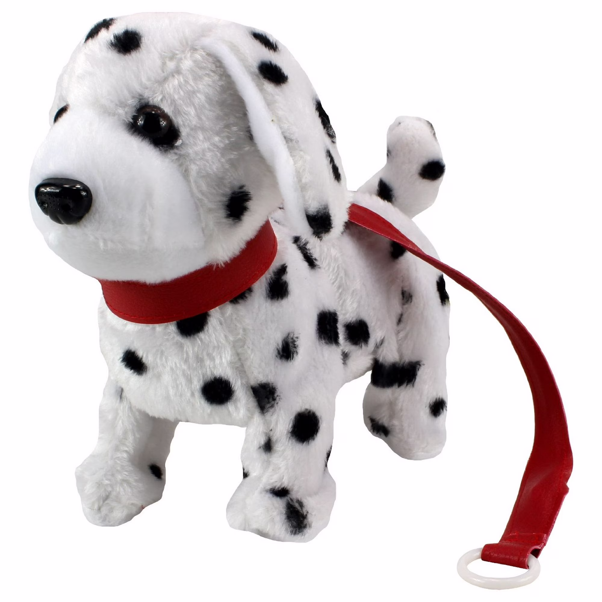 🐶🖤 “dalmatian puppy” walk along toy – interactive stuffed plush dog 🐶🖤 “dalmatian puppy” walk along toy – interactive stuffed plush dog