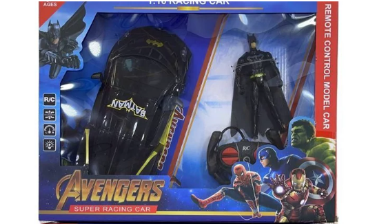 🦸♂️🏎️ avengers super racing car – batman edition (1:16 scale) 🦸♂️🏎️ avengers super racing car – batman edition (1:16 scale)