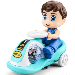 🚗💥 stunt dancing car toy – 360° spins, lights & music for kids!