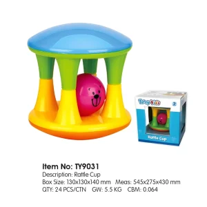 🍼🎶 tanny toys rattle cup – fun sensory play for babies 👶✨