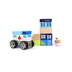 topbright wooden hospital sound blocks – 23 pieces 🏥🔊🪵
