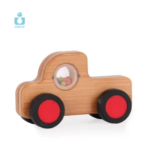 🚗🌿 udeas bamboo baby car – red ❤️✨