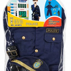 🚓👮‍♂️ police officer costume for kids – brave little patrol hero!