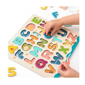 mideer wooden board letters – early literacy learning toy 🔤🪵🧩