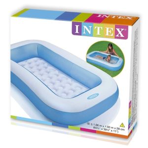 🟦🌊 intex inflatable rectangular children’s pool – fun summer water play 🛟☀️