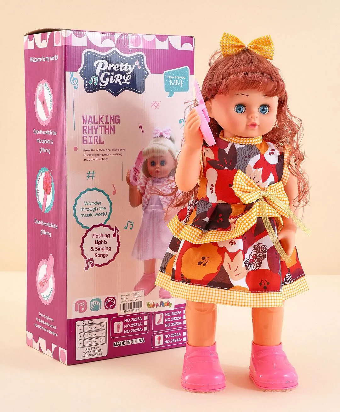 👶📱 electric plastic doll on the phone – 41 cm interactive talking doll! 🎀✨💬 👶📱 electric plastic doll on the phone – 41 cm interactive talking doll! 🎀✨💬