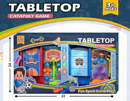 🐱🎯🔥 table top catapult game – fun skill & target challenge for kids & families!