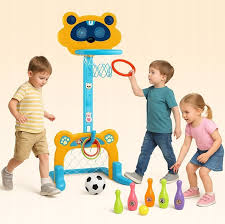 πβ½π³ 4 in 1 sports playset β basketball, football & bowling action for kids! πβ½π³ 4 in 1 sports playset β basketball, football & bowling action for kids!