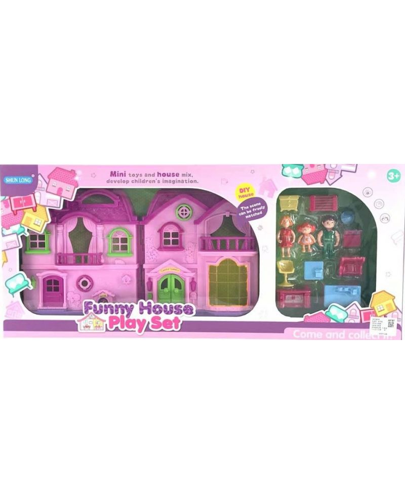 π‘π funny house dollhouse β with furniture & figures π‘π funny house dollhouse β with furniture & figures