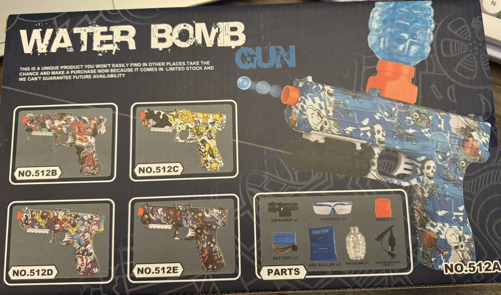 💦🔫 graff water bomb gun – 7–8mm electric gel blaster for kids 💦🔫 graff water bomb gun – 7–8mm electric gel blaster for kids