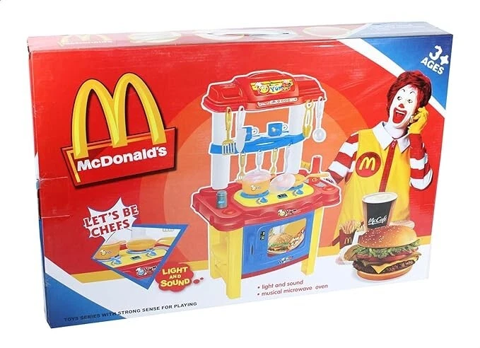 🍔👩🍳 mcdonald style “let’s be chefs” kitchen pretend play set 🍟✨ 🍔👩🍳 mcdonald style “let’s be chefs” kitchen pretend play set 🍟✨