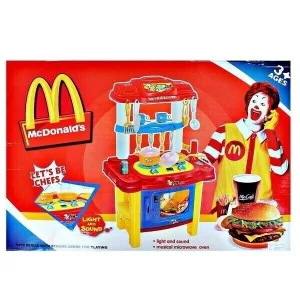 🍔👩‍🍳 mcdonald style “let’s be chefs” kitchen pretend play set 🍟✨