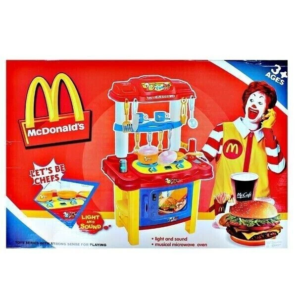 🍔👩🍳 mcdonald style “let’s be chefs” kitchen pretend play set 🍟✨ 🍔👩🍳 mcdonald style “let’s be chefs” kitchen pretend play set 🍟✨
