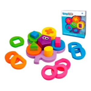 🌸🧩 tanny geometric flower puzzle – bright & educational puzzle toy ✨