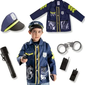 🚓👮‍♂️ police officer costume for kids – brave little patrol hero!
