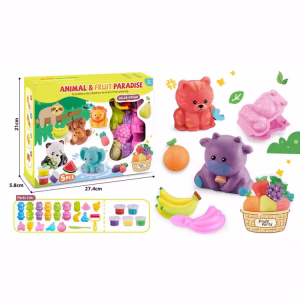 colorful clay play dough mold model – creative modeling fun 🎨👐✨