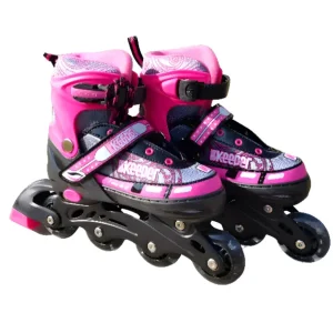 adjustable roller skates with light up wheels – indoor & outdoor skating fun size 39 42 🛼✨💡