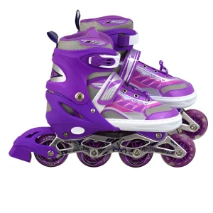 adjustable inline skates for girls & boys – beginner roller skates with all illuminating wheels 🛼✨💡
