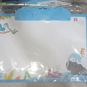 whiteboard with animal print – pink &blue reusable writing board 🐾🎀💙✍️