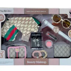 andina beauty makeup gucci girls’ accessory set – luxury pretend play fashion kit 💄👜✨
