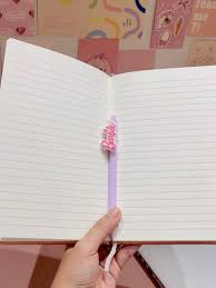 barbie glittery notebook with pen – stylish writing set for girls