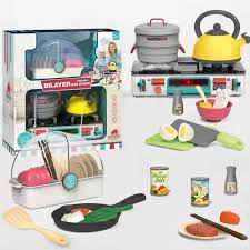 simulate kids kitchen toy set – gas stove, dishes, steamer & kitchen items 🍳🍲👩‍🍳