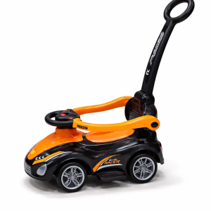 ride on push car with parental handle – racer style