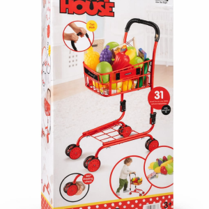 baby play house shopping cart toy set – 31 pieces