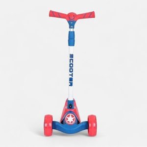spider style scooter – adjustable height ride on (red & blue)