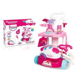 household cleaning trolley playset