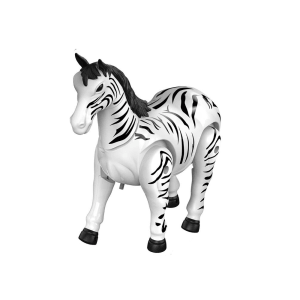 electric walking zebra toy