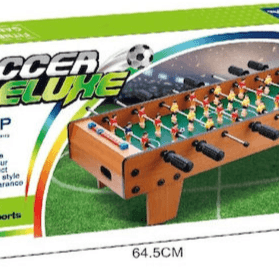 soccer deluxe table game ⚽ | mini foosball game for kids & family