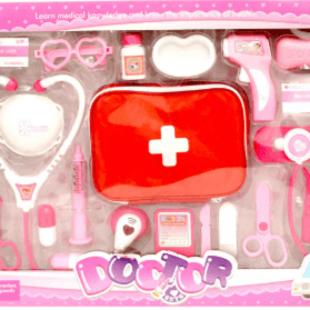 portable good quality doctor play set