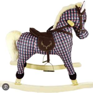 wooden rocking horse